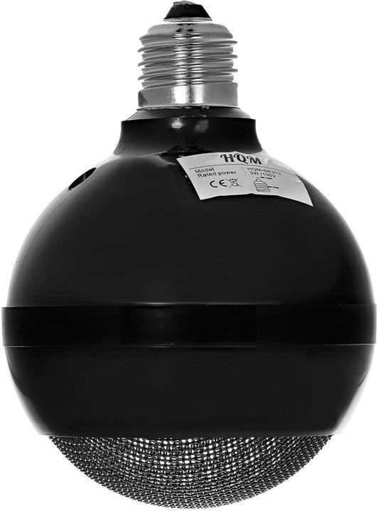 HQM Spherical loudspeaker HQM-SK313 3W 100V thread E27 black (1 pcs.)