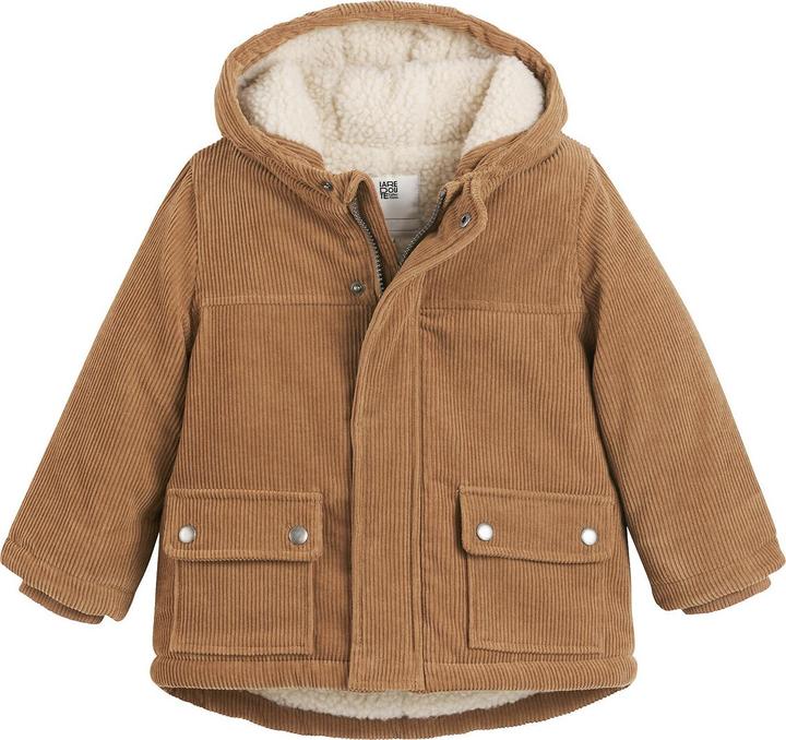 Produktbild La Redoute Collections Winterjacke aus Cord mit Kapuze und Plüschfutter (74)