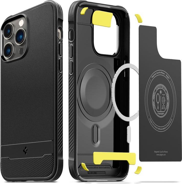 Immagine prodotto Spigen Rugged Armor Magsafe Iphone 14 Pro Nero Opaco (Apple iPhone 14 Pro)