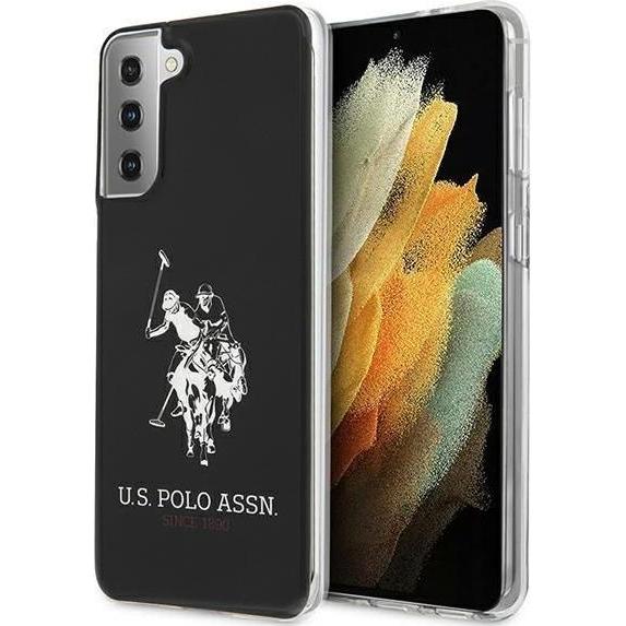 U.S. Polo US POLO US Polo USHCS21MTPUHRBK S21 + G996 black / black glossy large logo (Samsung Galaxy S21+), Smartphone H...