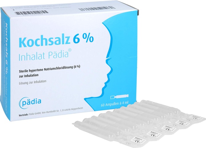 Produktbild Pädia Kochsalz 6% Inhalat Paedia, 60 St IHA
