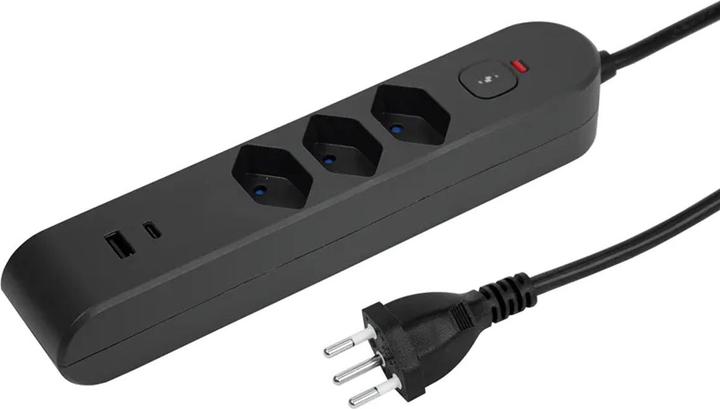 Actual product image Steffen IQ Pro (3 x, USB-C, USB-A, 3 m)