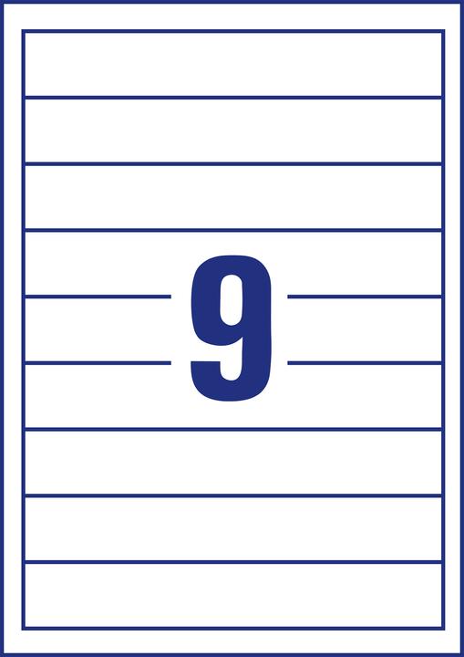 Immagine prodotto Avery Etichette per l'inserimento delle cartelle, home office, confezione piccola