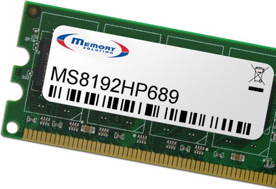 Produktbild Memorysolution Memory Solution MS8192HP689 8GB Speichermodul (z820, 1 x 8GB)