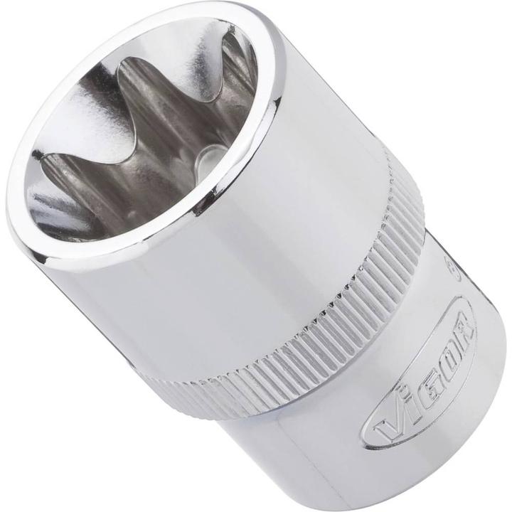 Produktbild Vigor T-Profil Steckschlüsseleinsatz ∙ V2730 ∙ Vierkant12,5 mm (1/2 Zoll) ∙ E Profil ∙ E10