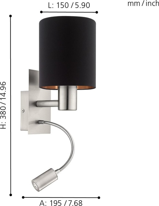 Actual product image EGLO Pasteri (320 lm, E27)