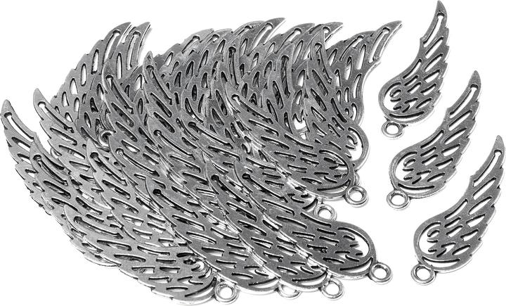 Image du produit VBS XXL Pendentif "Aile unique", 30 pièces (Métal)