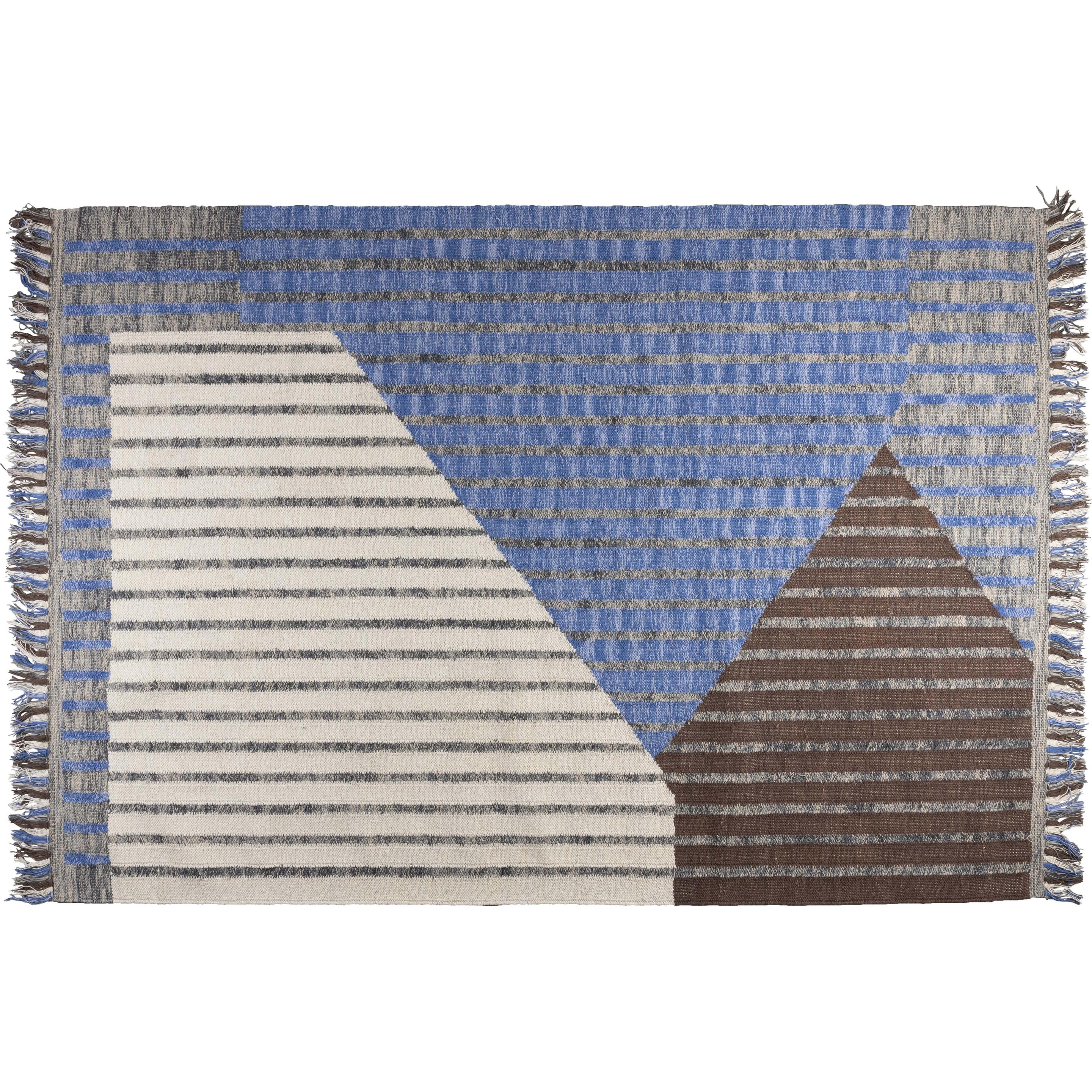 Dutchbone, Teppich, Hampton Carpet 160x230 Blue (160 x 230 cm)