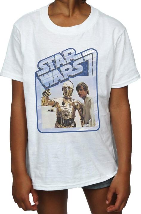 Produktbild Star Wars Luke Skywalker And C3PO TShirt Mädchen (152, 158)