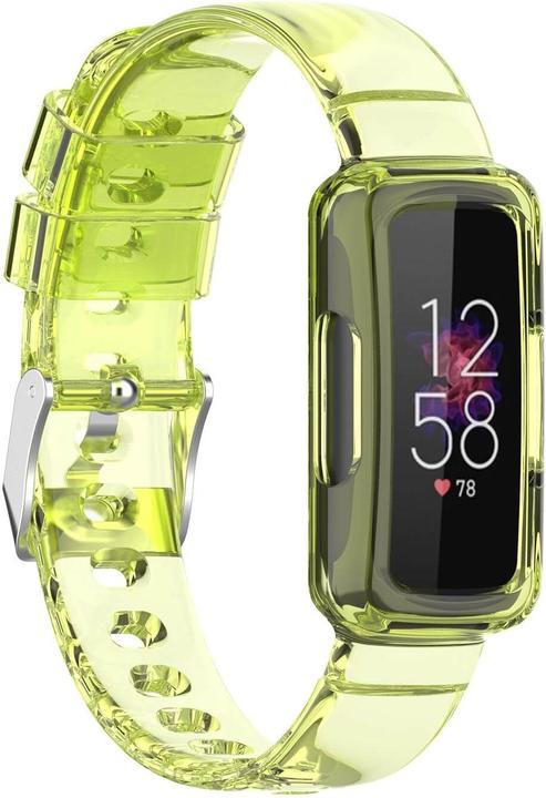 Productafbeelding Cover-Discount Fitbit Inspire 3 - sportarmband met schermbeschermer geel (Silicone)