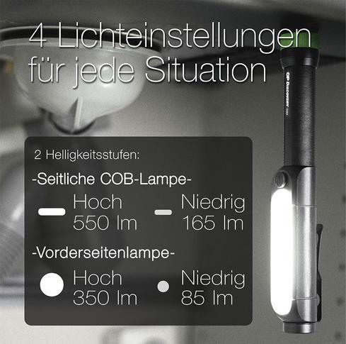 Actual product image GP Discovery C34 work light 30 h 217.5 (550 lm)