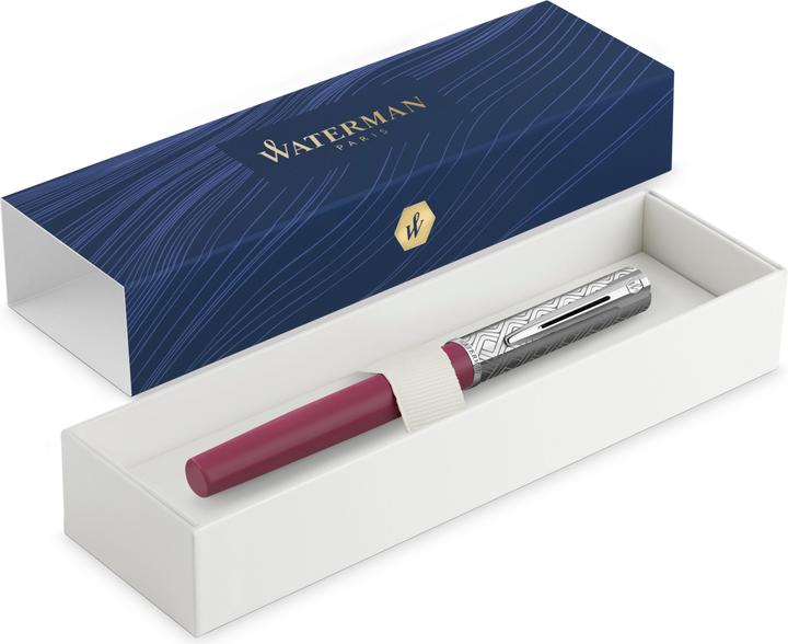 Actual product image Waterman Allure DeLuxe F gift box fountain pen (Rose, Silver, 1 x)