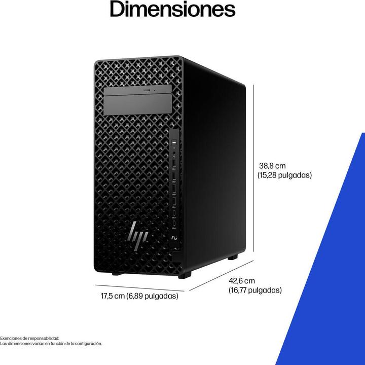 Actual product image HP Z2 Tower G1i Workstation Desktop PC Wolf Pro Security Edition (64 GB, Intel Arc Graphics)