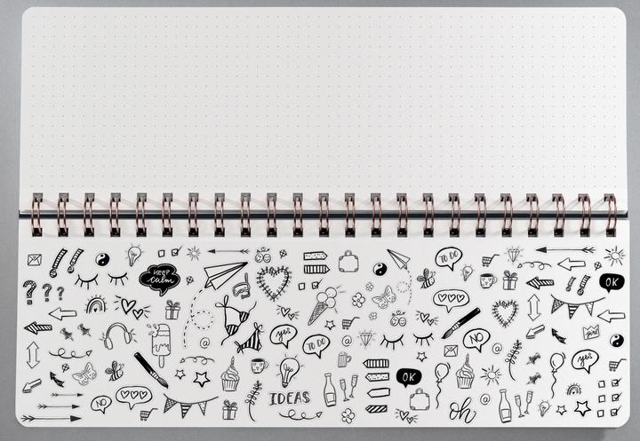 Actual product image Sigel Jolie "Flower Love" desk calendar, everlasting (A4)