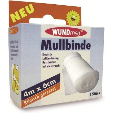 Magni, Verbandsmaterial, Mullbinde 4m x 6cm