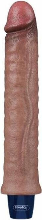 Produktbild Lovetoy 9.5" REAL SOFTEE Rechargeable Silicone Vibrating Dildo