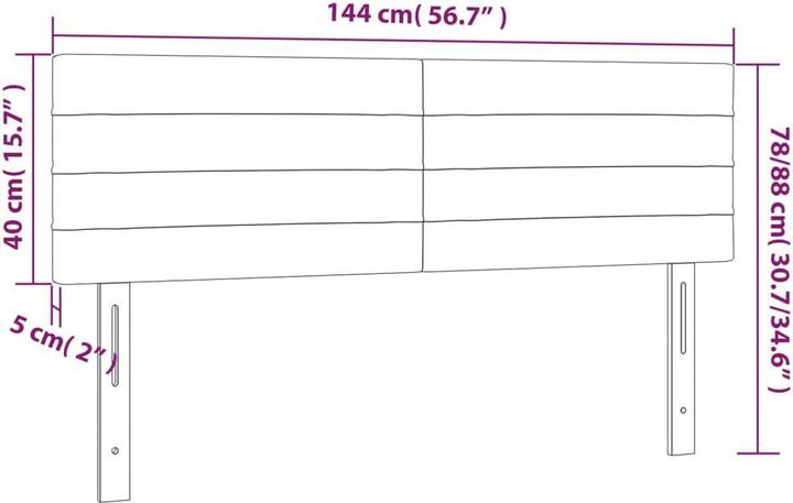 Produktbild VidaXL Ivy (144 x 5 x 88 cm)