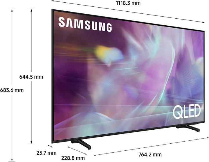 Actual product image Samsung QE50Q60A (50", Q60A, QLED, 4K, 2021)