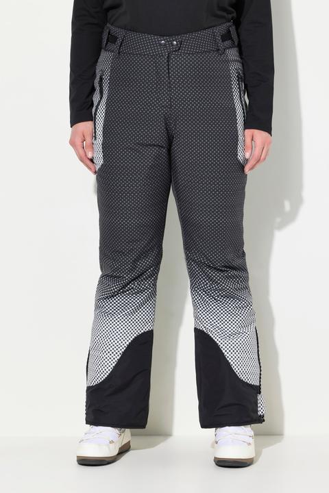 Immagine prodotto Ulla Popken Pantaloni impermeabili da sci con pallini, linguetta con chiusura a strappo e paraneve (60)