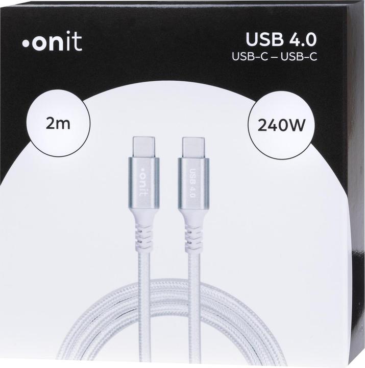 Produktbild Onit USB4-Kabel Premium USB C - USB C 2 (2 m, 240 W)