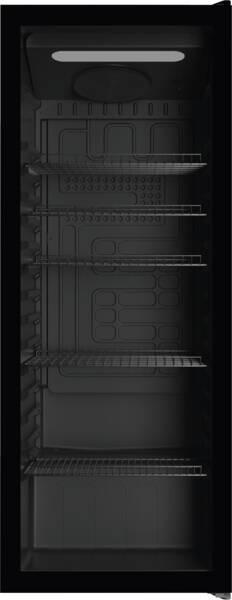 Bomann KSG 7292 schwarz Glastürkühlschrank 143cm (235 l)