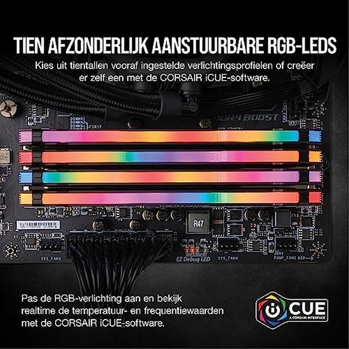 Productafbeelding Corsair Vengeance RGB Pro (2 x 8GB, 3200 MHz, DDR4 RAM, DIMM 288 pin)