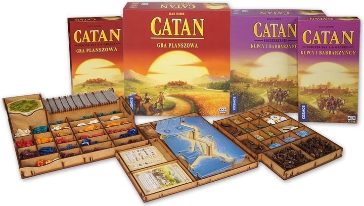 Actual product image E-Raptor ERA19247 - Insert: Catan + Traders & Barbarians + 5-6 Players Expansions (English)