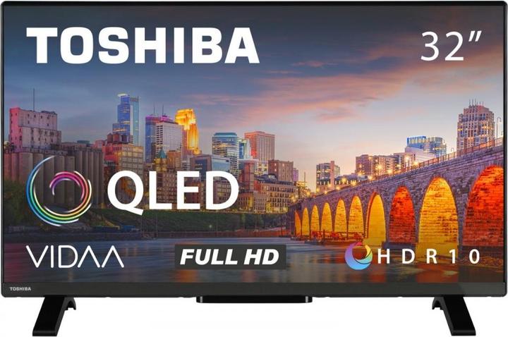 Produktbild Toshiba TV QLED 32 Zoll 32QV2F63DG (32", QLED, Full HD)