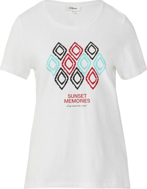 S.Oliver T-Shirt Jersey-T-Shirt mit Frontprint (48)