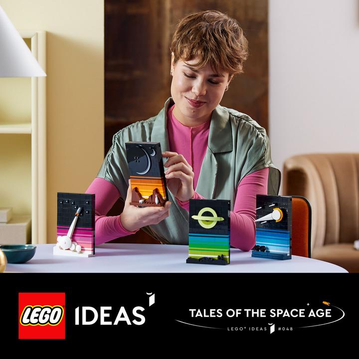 Actual product image LEGO Ideas - Stories from the Space Age (21340, LEGO Ideas, LEGO Rare Sets)