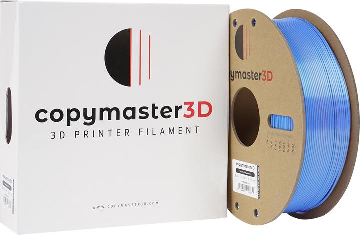 Productafbeelding Copymaster3D Tri-Silk 3D printer filament, 1.75 mm, blue/purple/pink (PLA, 1.75 mm, Veelkleurig)