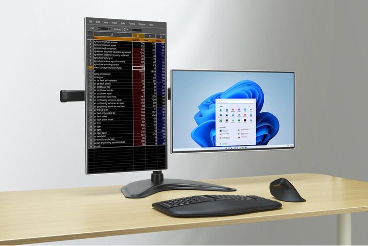 Actual product image Kensington Dual Monitor Stand Freestanding SmartFit™ Ergo (Ground, 27", 10 kg)