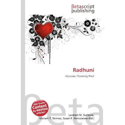 Radhuni, Fachbücher von Lambert M. Surhone, Miriam T. Timpledon, Susan F. Marseken