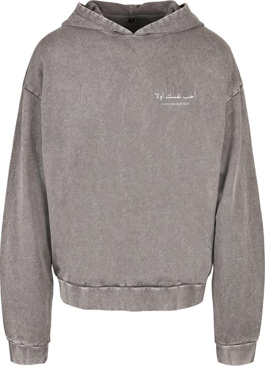 Immagine prodotto Merchcode Love Yourself First Acid Washed Oversized Hoody - 187721 (S)