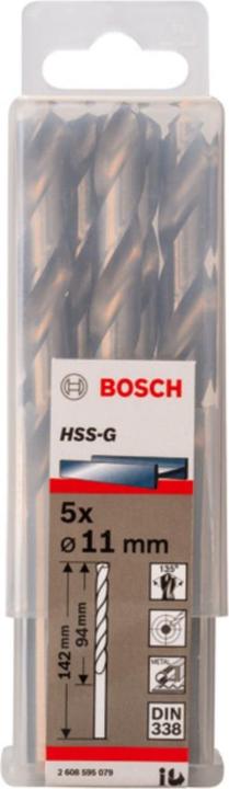 Image du produit Bosch Professional Zubehör Foret hélicoïdal PRO Metal HSS-G, 11 x 94 x 142 mm (11 mm)