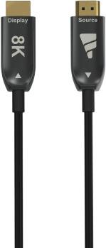 Actual product image Fuj Tek HDMI 2.1 AOC Optical Fiber Cable, 8K Ultra High Speed, 15 m (15 m, HDMI)