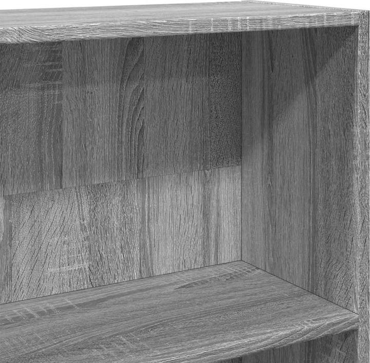 Produktbild vidaXL Bücherregal Regal Standregal Büroregal Aufbewahrungsregal Grau Sonoma (80 x 24 x 176 cm)