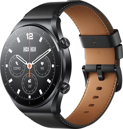 Image du produit Xiaomi Bracelet Watch S1 (cuir) (Noir) (Acier inoxydable, Vélin)