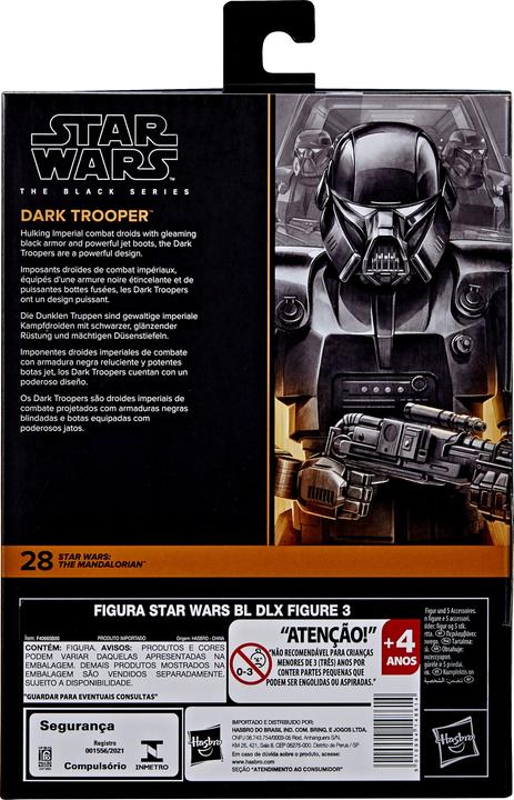 Actual product image Hasbro The Black Series Dark Trooper: The Mandalorian