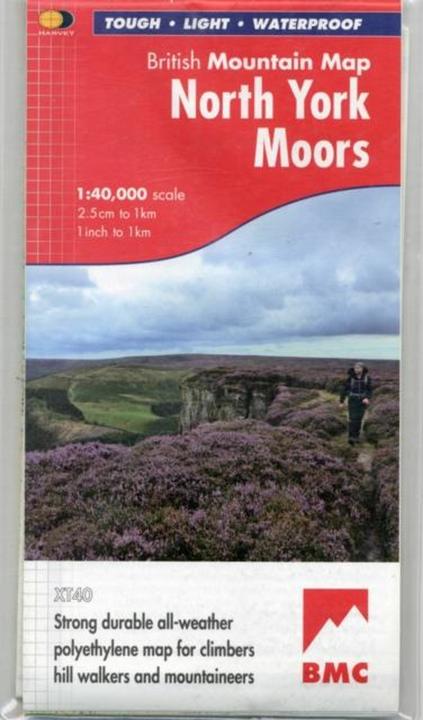 Actual product image North York Moors (British Mountain Map)