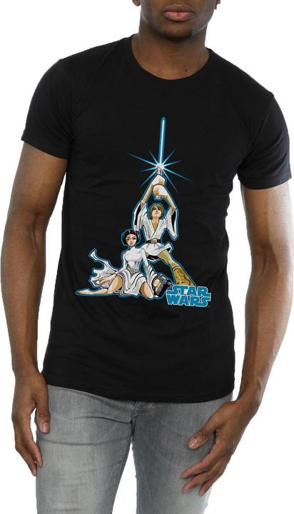 Produktbild Star Wars Luke And Leia Character TShirt (3XL)