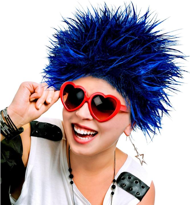 Immagine prodotto Widmann Parrucca Punk capelli blu