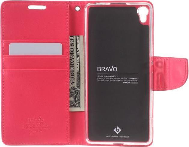 Actual product image Goospery Bravo Diary Series (Sony Xperia XA)