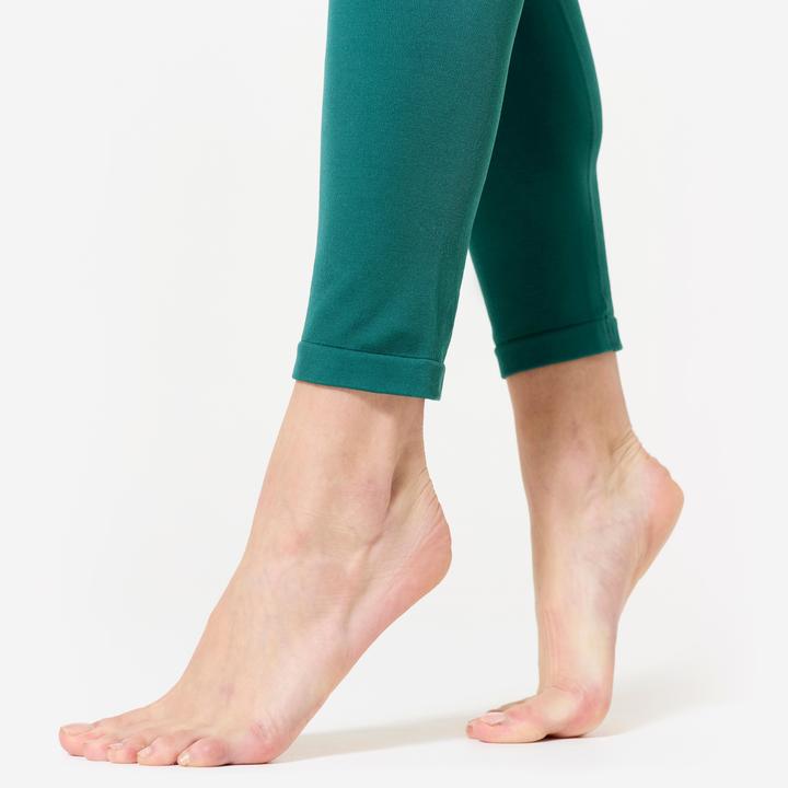Immagine prodotto Kimjaly Lange Leggings Yoga Zweite-Haut-Effekt hoher Bund - blaugrün (XXL)