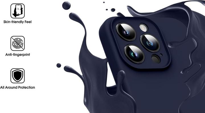 Produktbild Screenguard Apple iPhone 15 Pro Max Liquid Silicone Camera Protector Case (Apple iPhone 15 Pro Max)