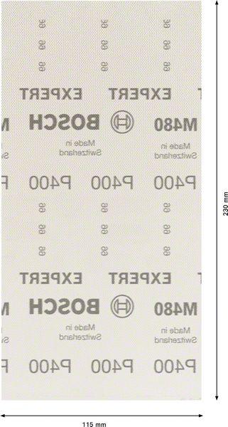 Produktbild Bosch Professional Zubehör EXPERT M480 Schleifnetzrolle, 93 mm, 5 m, G 80 (80)