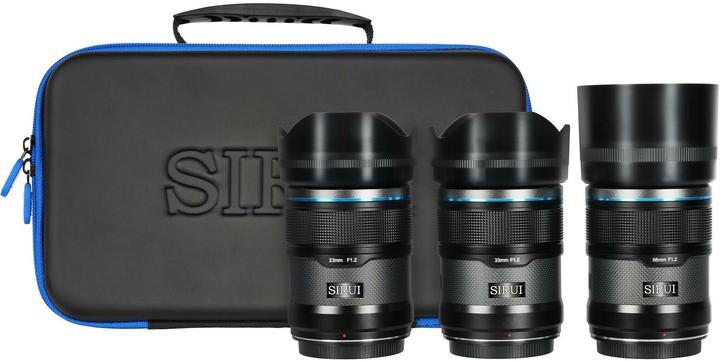 Produktbild Sirui Sniper Set AS-3S-XB 23mm, 33mm & 56mm F1.2 APSC Auto-Focus Lens Kit (Fujifilm X, APS-C / DX)