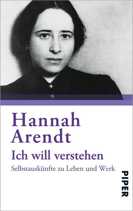 Produktbild Ich will verstehen (Deutsch, Hannah Arendt, 2005)