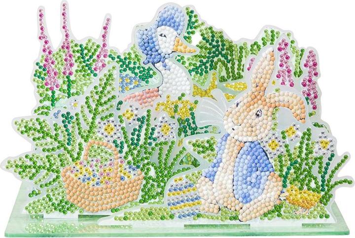Actual product image Craft Buddy Peter Rabbit Crystal Art 3D Scene