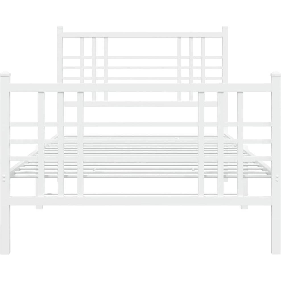 Thumbnail - VidaXL, Bett, Bettgestell mit Kopf- und Fussteil (90 x 200 cm)